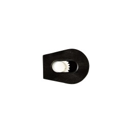 Зажим для шнура 4 мм KL  Чёрный + Белый (поштучно)  в Балашихе