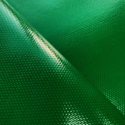 Ткань ПВХ 600 гр/м2 плотная, Зелёный (Ширина 150см), на отрез  в Балашихе