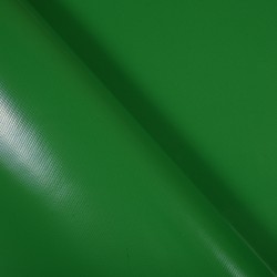 Ткань ПВХ 450 гр/м2, Зелёный (Ширина 160см), на отрез  в Балашихе
