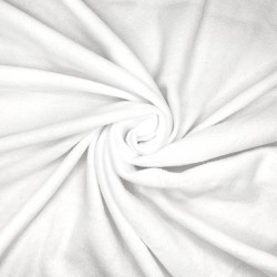 Флис Односторонний 130 гр/м2, цвет Белый (на отрез)  в Балашихе