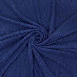 Флис Односторонний 130 гр/м2, цвет Темно-синий (на отрез)  в Балашихе