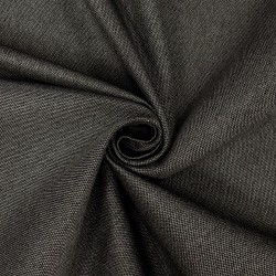 Ткань Рогожка (мебельная), цвет Тёмно-Серый (на отрез)  в Балашихе
