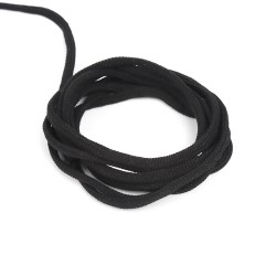 Шнур для одежды 4,5 мм,  Чёрный   в Балашихе