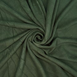 Ткань Флис Односторонний 130 гр/м2, цвет Темный хаки (на отрез)  в Балашихе
