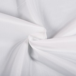 Ткань подкладочная Таффета 190Т, цвет Белый (на отрез)  в Балашихе