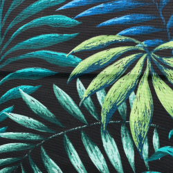 Интерьерная ткань Дак (DUCK), принт &quot;Тропические листья&quot; (на отрез)  в Балашихе