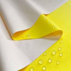 Водонепроницаемая Дышащая Мембранная ткань PU 10'000, цвет Жёлтый (на отрез)  в Балашихе