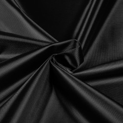 *Ткань Оксфорд 210D PU, цвет Черный (на отрез)  в Балашихе