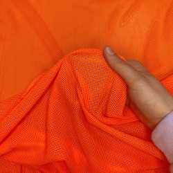 Трикотажная Сетка 75 г/м2, цвет Оранжевый (на отрез)  в Балашихе