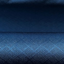 Ткань Блэкаут для штор светозатемняющая 100% &quot;Орнамент Синий&quot; (на отрез)  в Балашихе